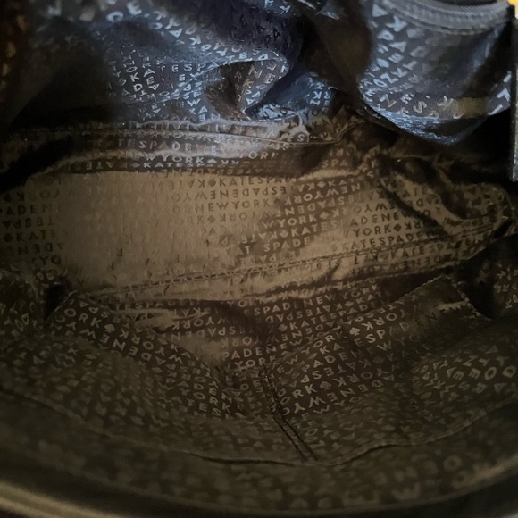 Kate Spade Black and Gold Crossbody Bag with Flap Design - Picture 9 of 13